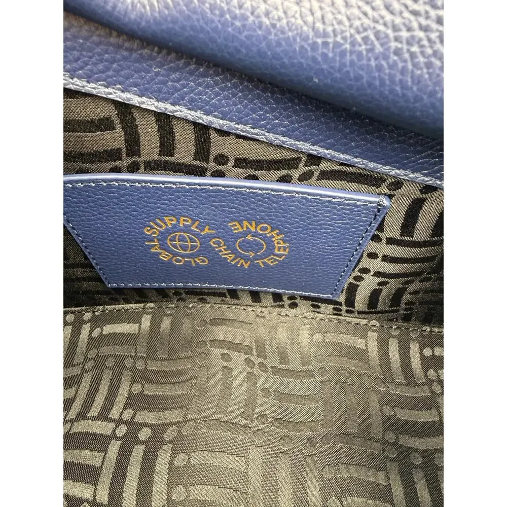MSCHF Global Supply Chain Telephone (GSCT) handbag in Navy with Detachable Strap